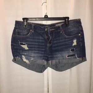 distressed shorts